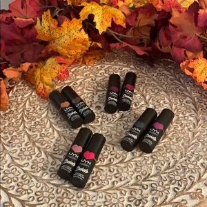 NYX Suede Matte Lipstick Testers